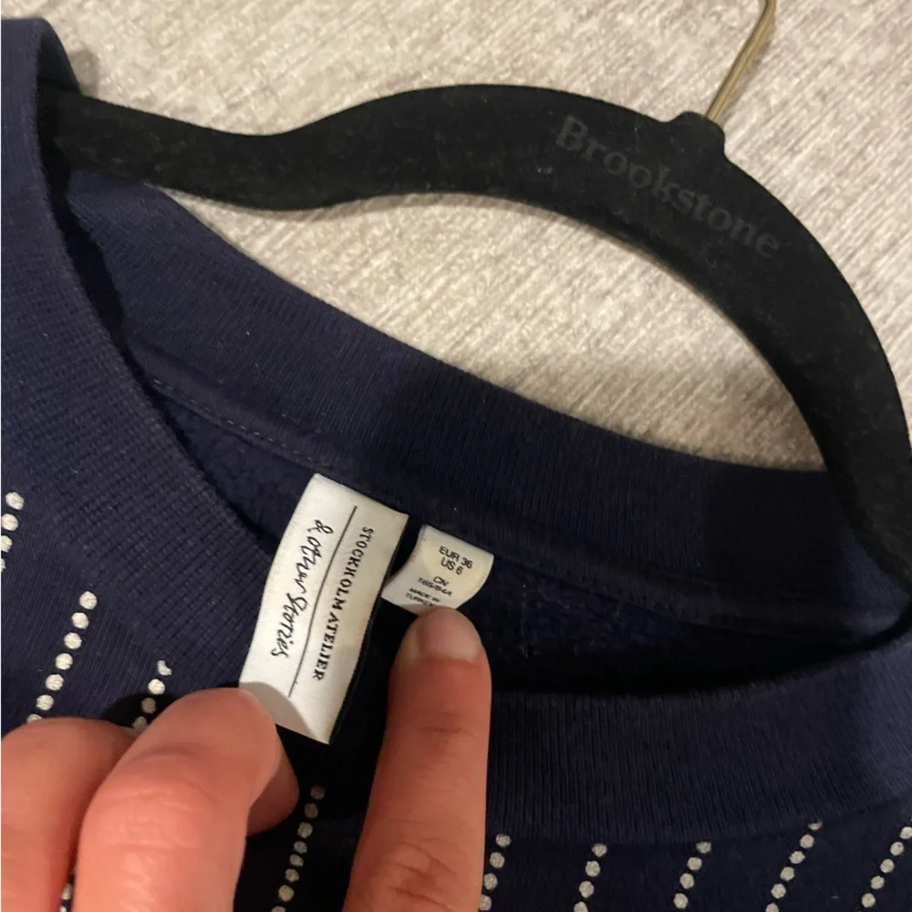 & Other Stories Cotton Sweater - Picture 2 of 2